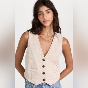FP We The Free Charley Linen Vest
